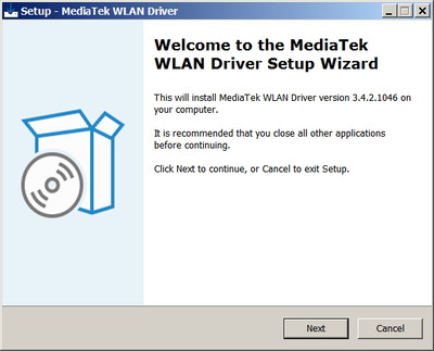MediaTek MT7922 Wi-Fi 6E Wireless Lan Adapter drivers 3.4.2.1046