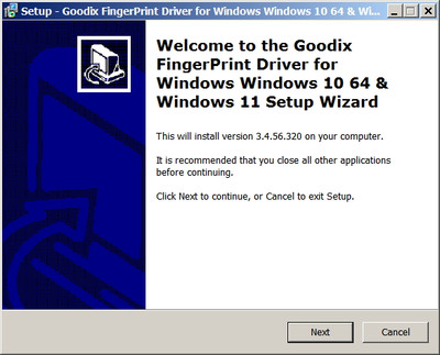 Goodix FingerPrint Sensor drivers version 3.4.56.320
