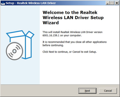 Realtek RTL8852CE PCI-E Wireless Lan drivers 6001.16.159.1