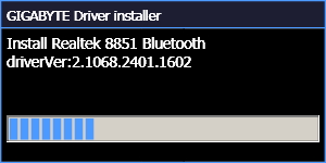 Realtek RTL8851BE Bluetooth Adapter drivers version 2.1068.2401.1602