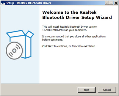 Realtek RTL8852CE Bluetooth Adapter drivers version 16.4013.2401.1903