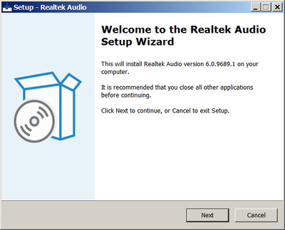 Realtek High Definition Audio drivers version 6.0.9689.1 WHQL