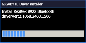 Realtek RTL8922AE Bluetooth Adapter drivers 2.1068.2403.1506