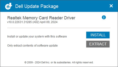 Realtek USB 3.0 Card Reader drivers version 10.0.22631.31285 WHQL